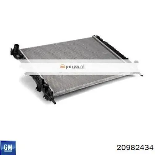 Água radiador General Motors 20982434 precio, desde 245,38 EUR