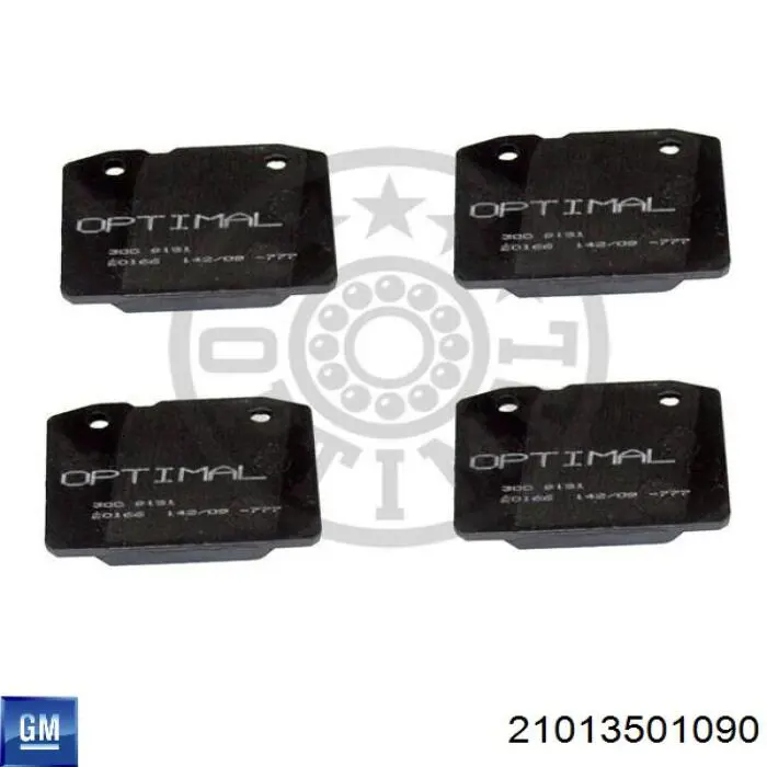 2101-3501090 General Motors pastillas de freno delanteras