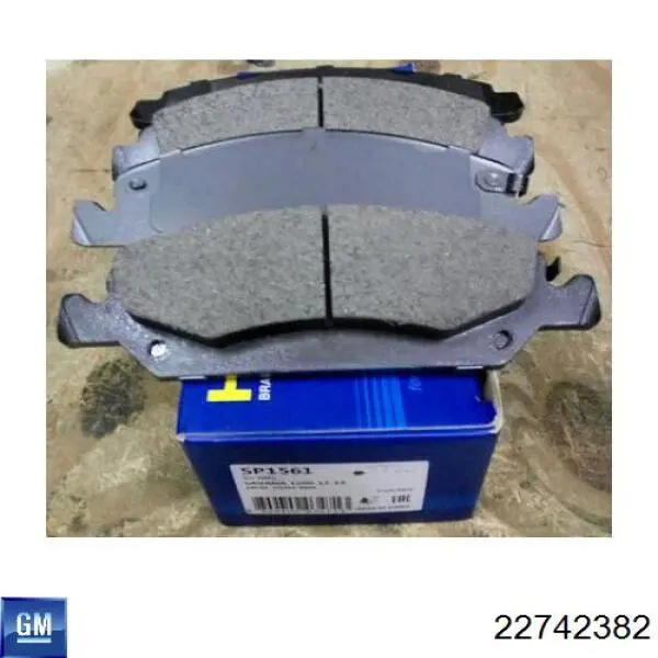 Comprar 22742382 General Motors Pastillas delanteras de freno