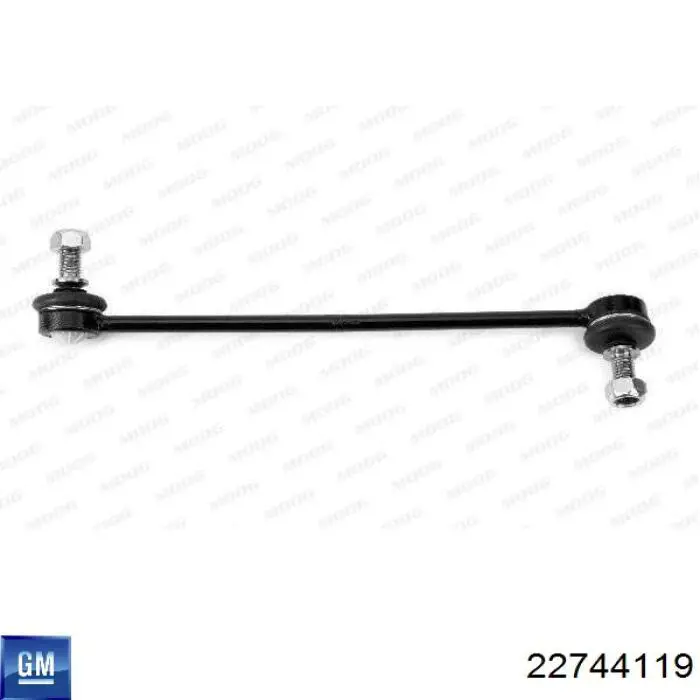 Bieleta estabilizadora delantera derecha General Motors 22744119 precio, desde 13,88 EUR