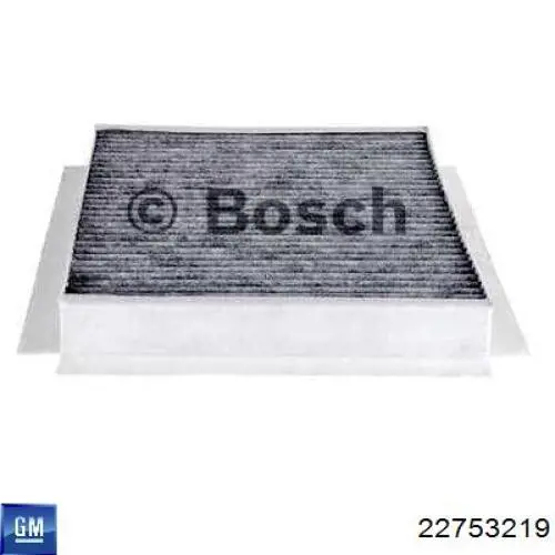 Filtro de polen General Motors 22753219