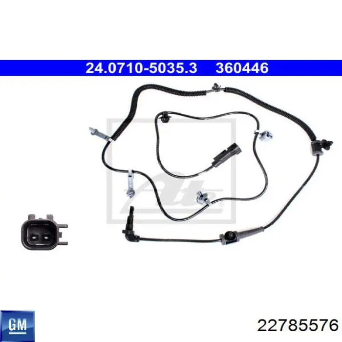 20-0417 Maxgear sensor abs trasero derecho