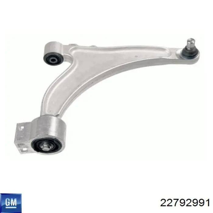 22792991 General Motors Brazo inferior derecho de la suspensión delantera