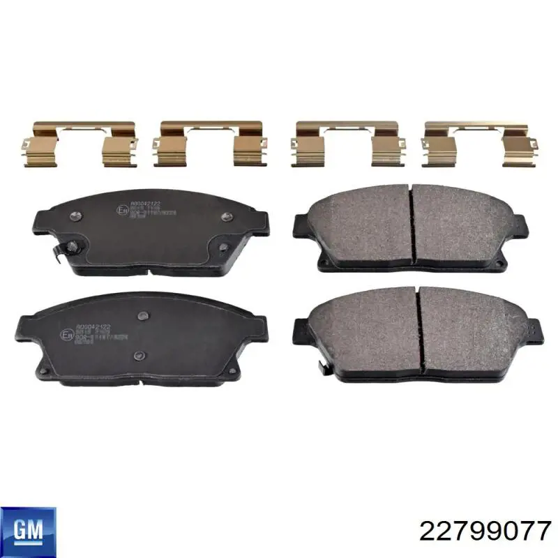 Comprar 22799077 General Motors Pastillas delanteras de freno