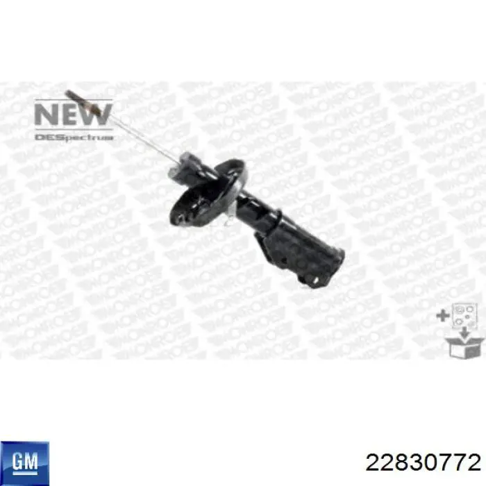 22830772 Peugeot/Citroen amortiguador delantero izquierdo