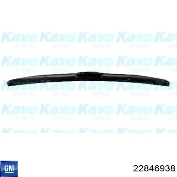 22846938 General Motors Escobilla del limpiaparabrisas del lado del pasajero