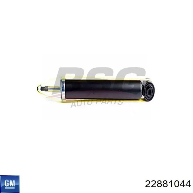 Amortiguador trasero 22881044 General Motors