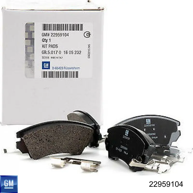 Pastillas freno delanteras General Motors 22959104 precio, desde 29,89 EUR