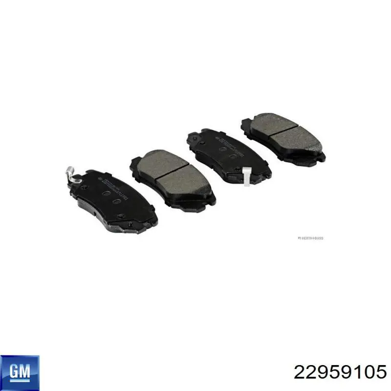 22959105 General Motors Pastillas delanteras