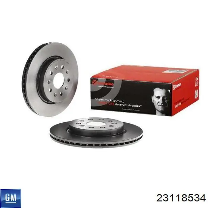 23118534 General Motors Freno de disco trasero