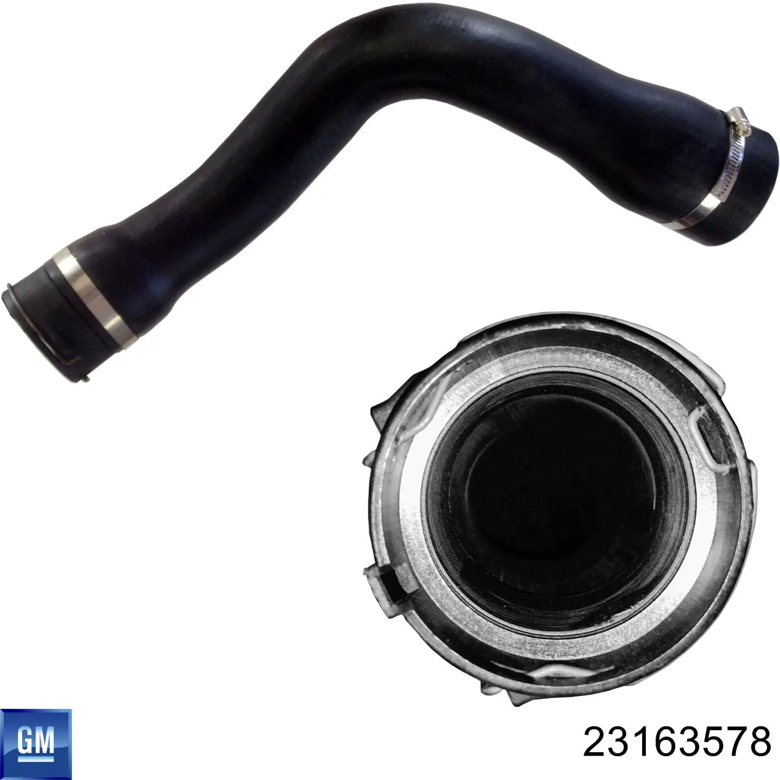 23163578 General Motors Manguera intercooler izquierdo 