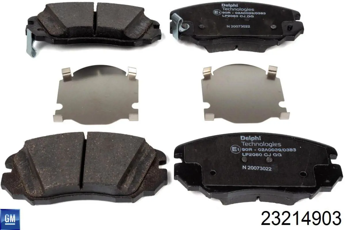 Comprar 23214903 General Motors Pastillas delanteras de freno