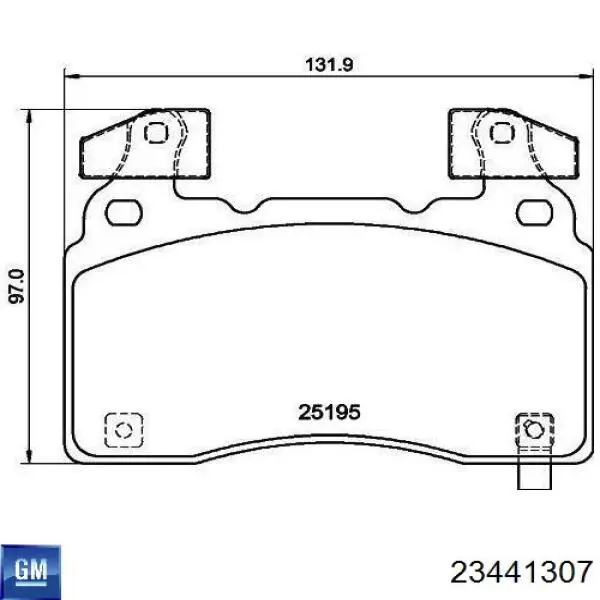 Pastillas freno delanteras General Motors 23441307 precio, desde 68,73 EUR