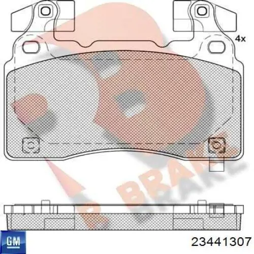 Comprar 23441307 General Motors Pastillas delanteras de freno