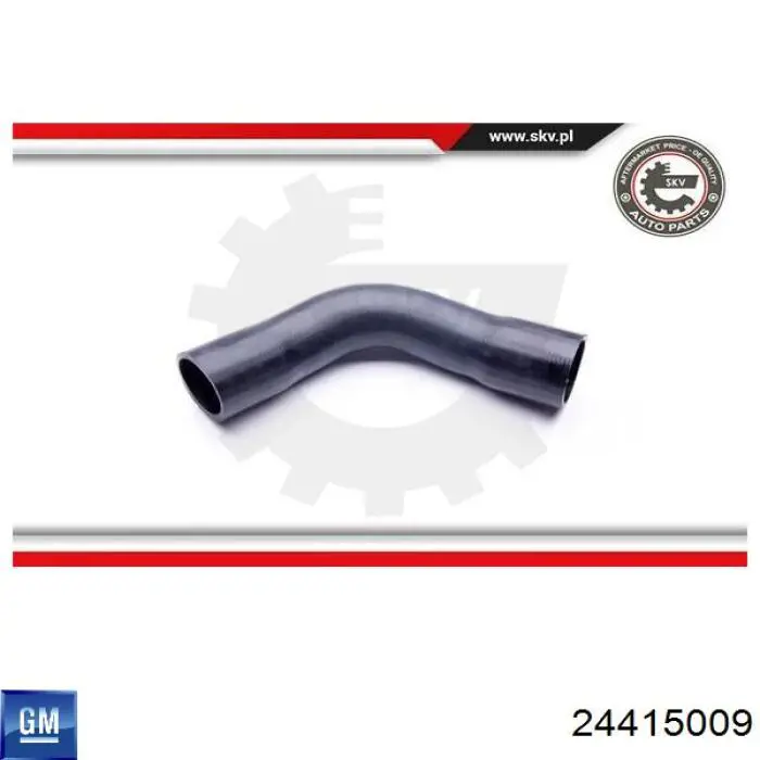 24415009 General Motors tubo flexible de aire de sobrealimentación superior izquierdo