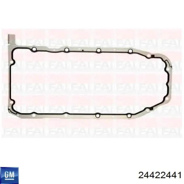 P1CC003 Parts-Mall Junta superior del cárter de aceite del motor