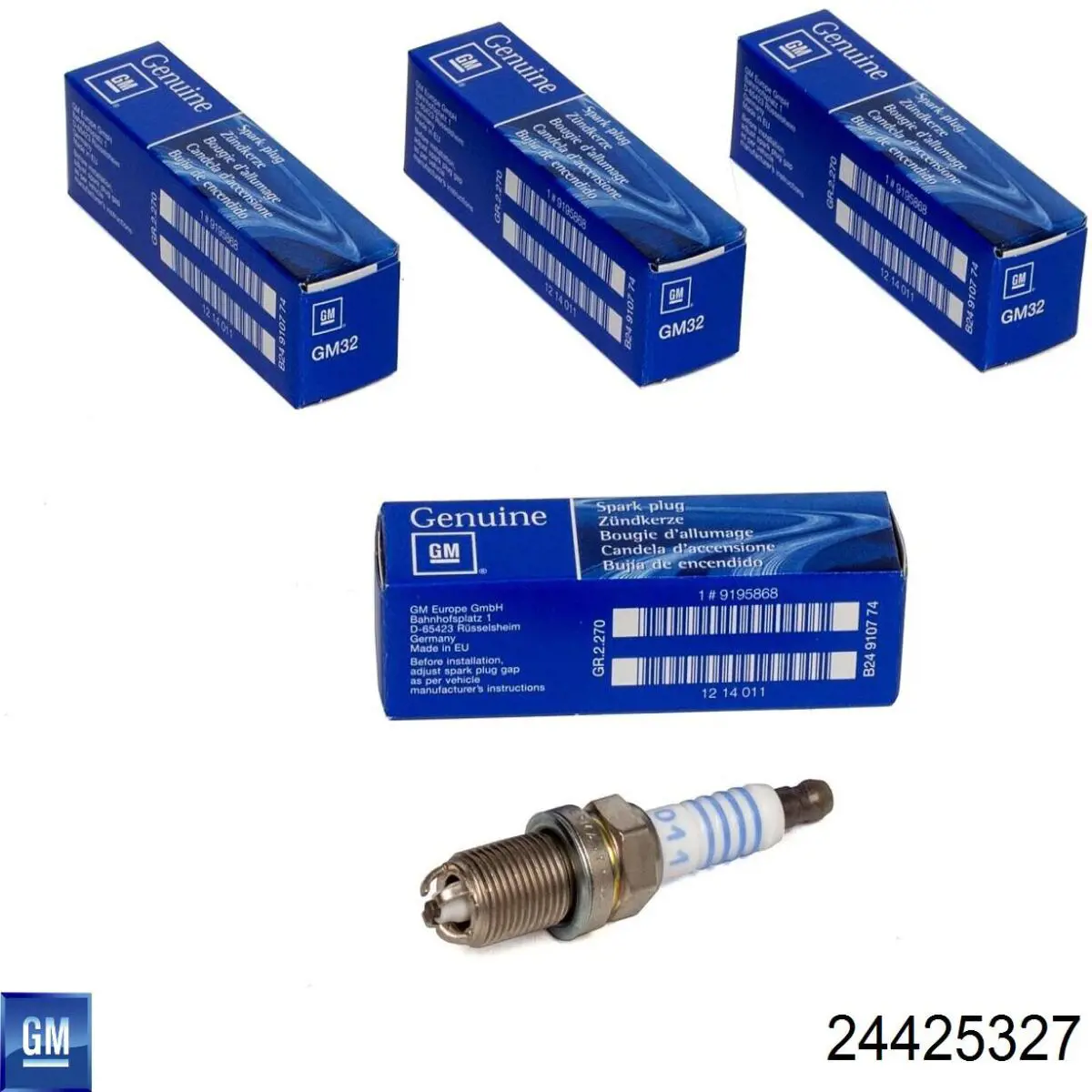 Bujías General Motors 24425327 precio, desde 9,27 EUR
