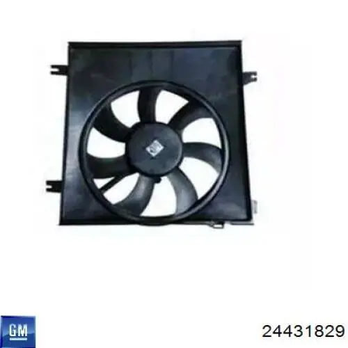 Ventilador de radiador 24431829 General Motors