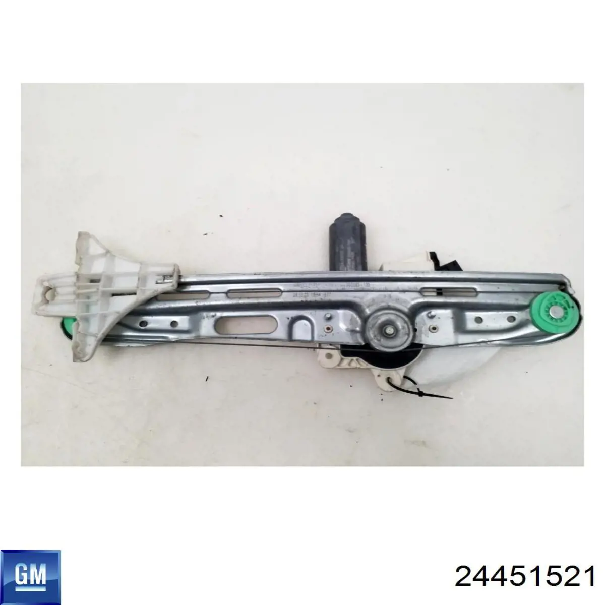 Mecanismo de elevalunas de la puerta trasera izquierda 24451521 General Motors