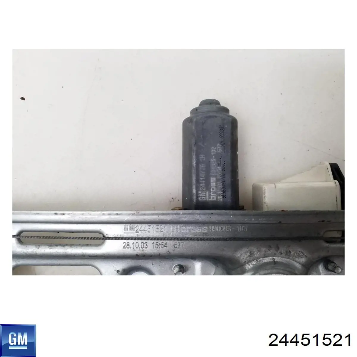 Mecanismo alzacristales, puerta trasera izquierda Opel 5140065