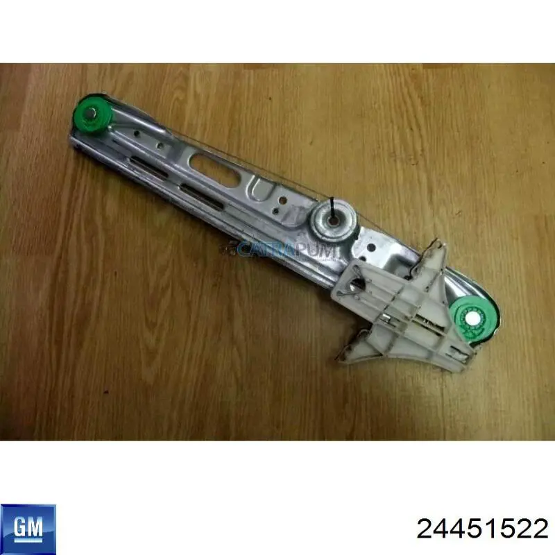 Mecanismo de elevalunas de la puerta trasera derecha 24451522 General Motors