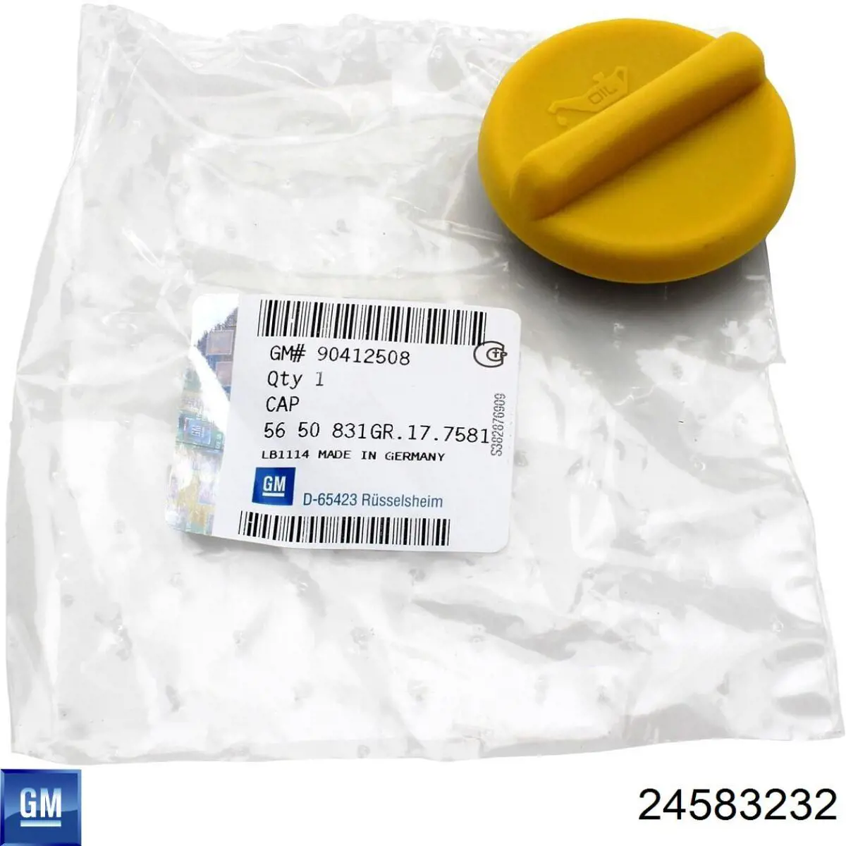 Retén del eje primario de la transmisión 24583232 General Motors