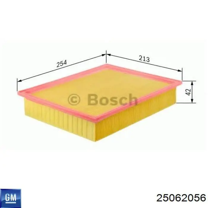 Comprar 25062056 General Motors Filtro de aire