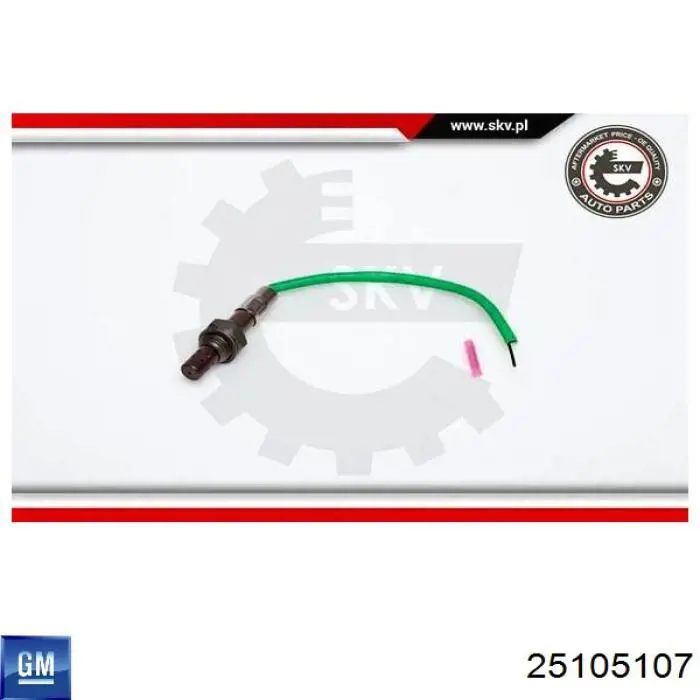 Sensor de oxígeno previo al catalizador General Motors 25105107 precio, desde 27,00 EUR