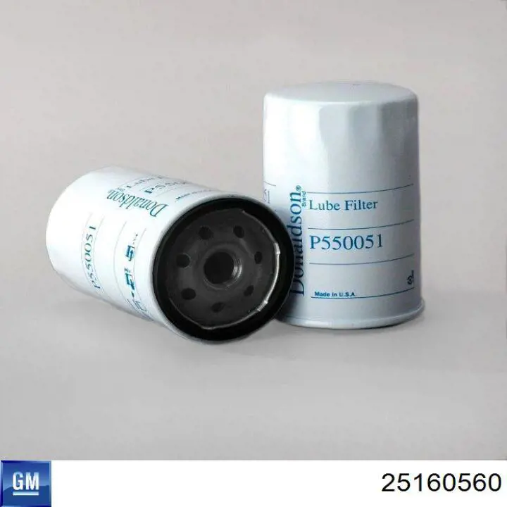 25160560 General Motors filtro de aceite