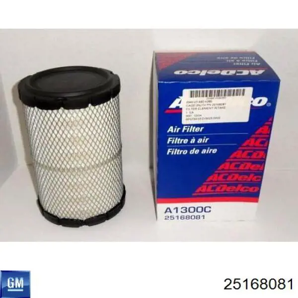 Filtro de aire 25168081 General Motors