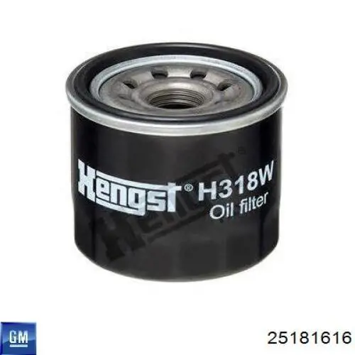 Comprar 25181616 General Motors Filtros de aceite