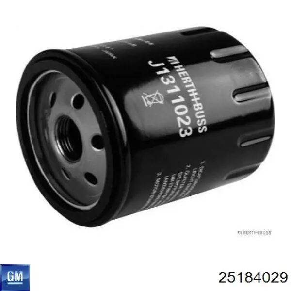 25184029 General Motors Filtro aceite