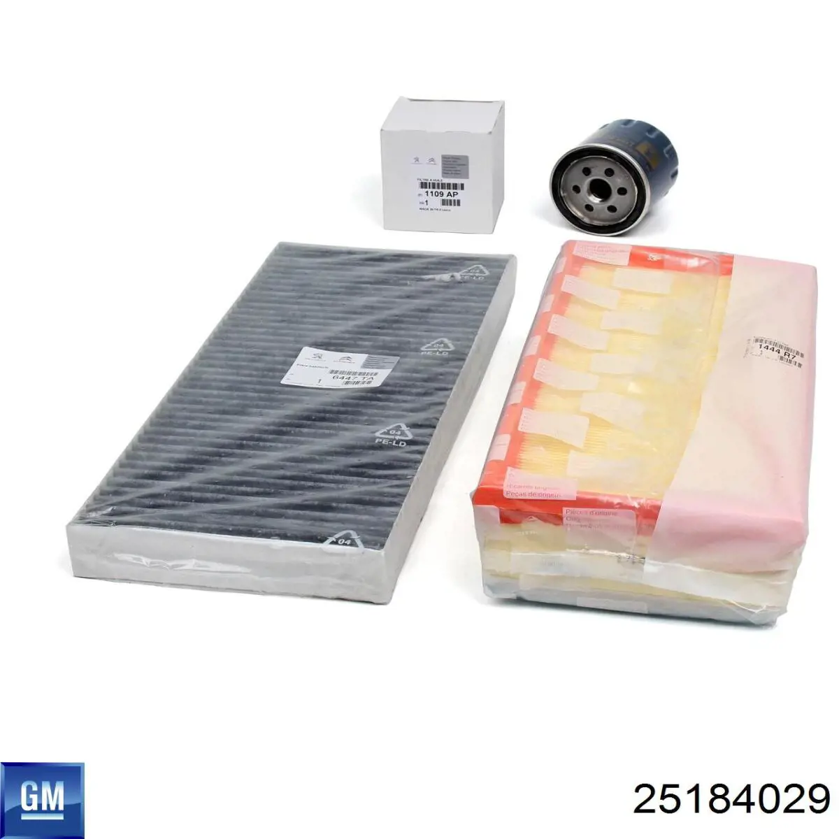 Filtro de aceite 25184029 General Motors