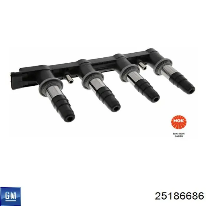 Bobina de encendido General Motors 25186686