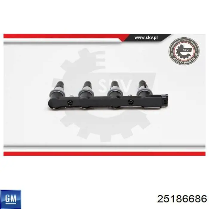 25186686 General Motors Bobina de ignición