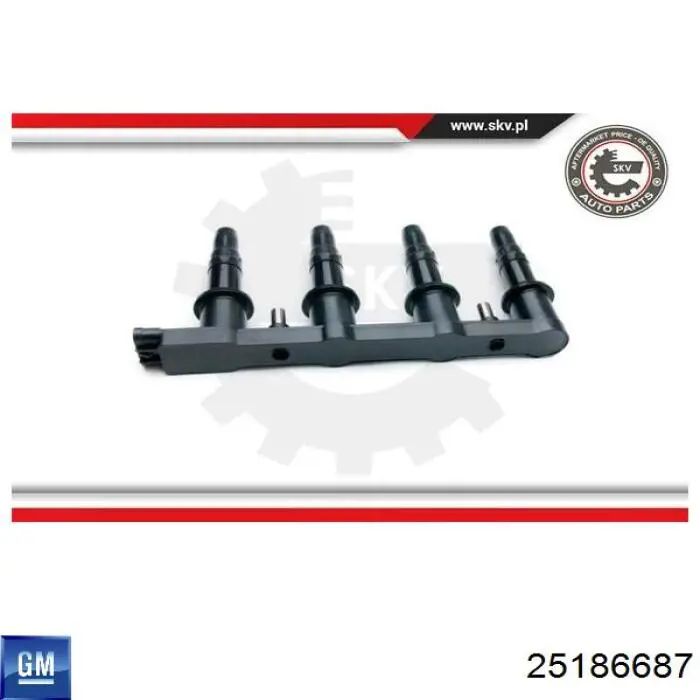Bobina de chispa General Motors 25186687 precio, desde 165,64 EUR