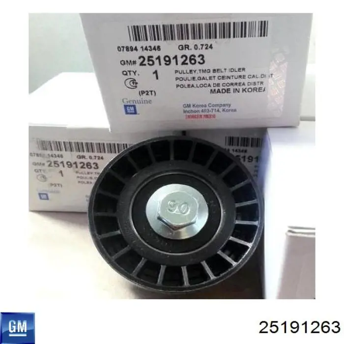 Rodillo intermedio de correa dentada Chevrolet Aveo 2 T250, T255