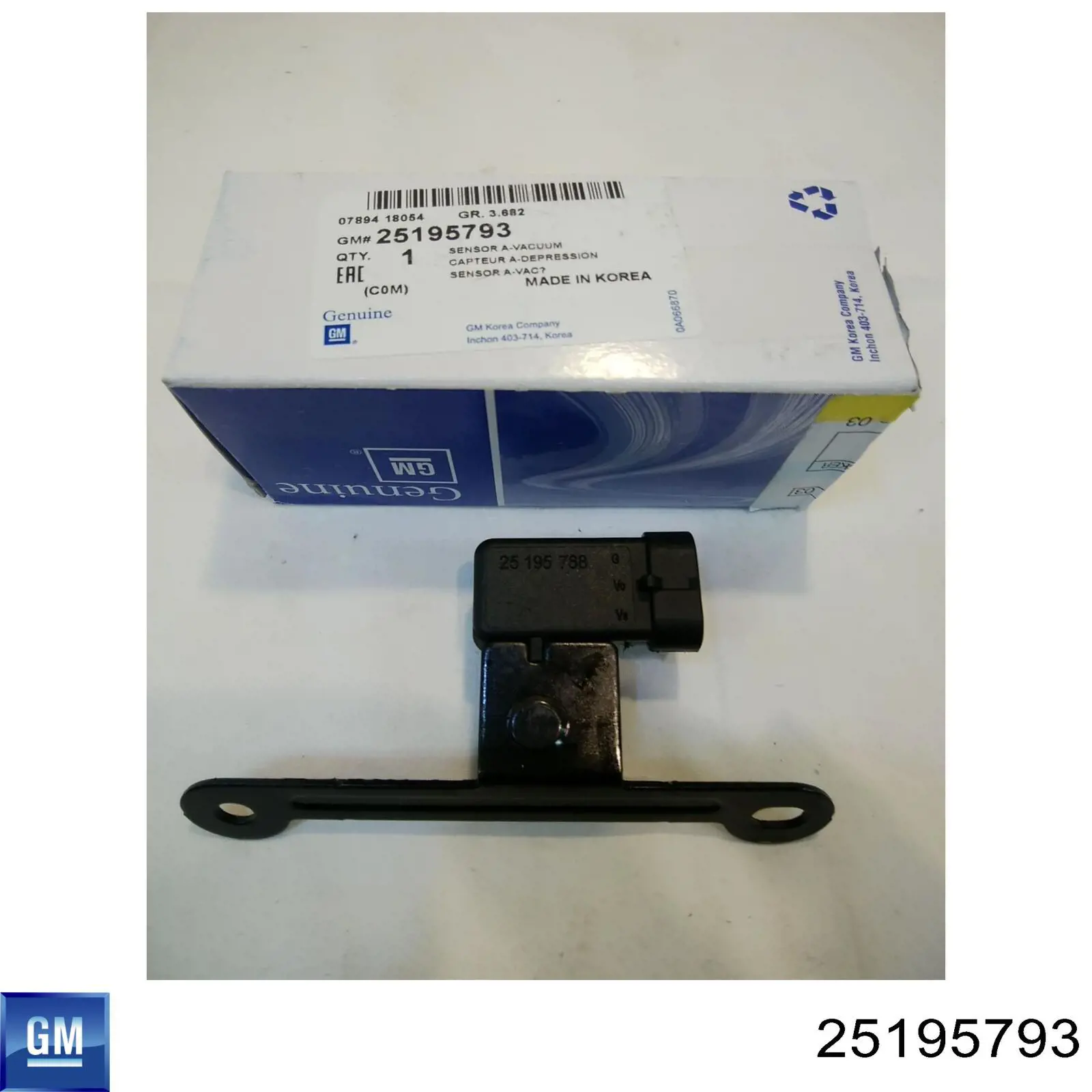 Sensor de presión del aire de admisión General Motors 25195793 precio, desde 49,17 EUR