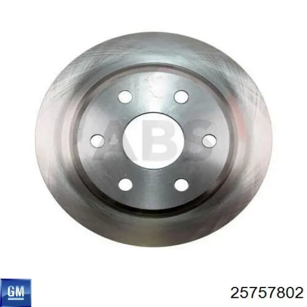 25757802 General Motors Freno de disco trasero
