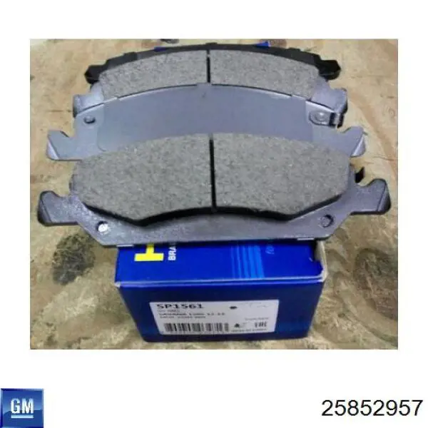 25852957 General Motors Pastillas delanteras
