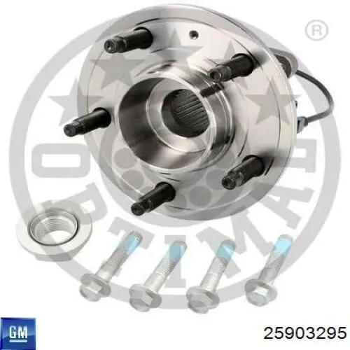 25903295 General Motors Buje de rueda trasero