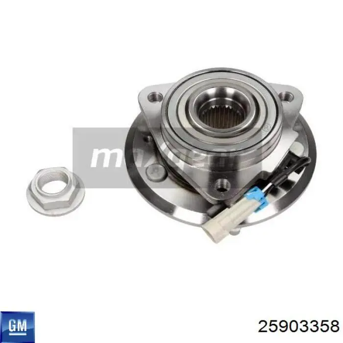 Buje de rueda delantero General Motors 25903358 precio, desde 90,04 EUR