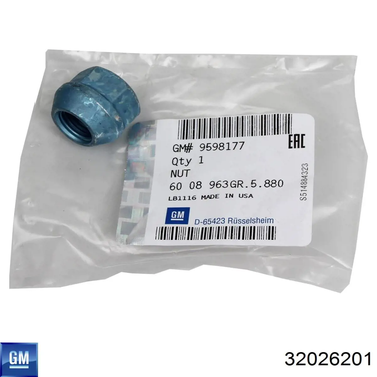 Comprar 32026201 General Motors Tornillos de rueda