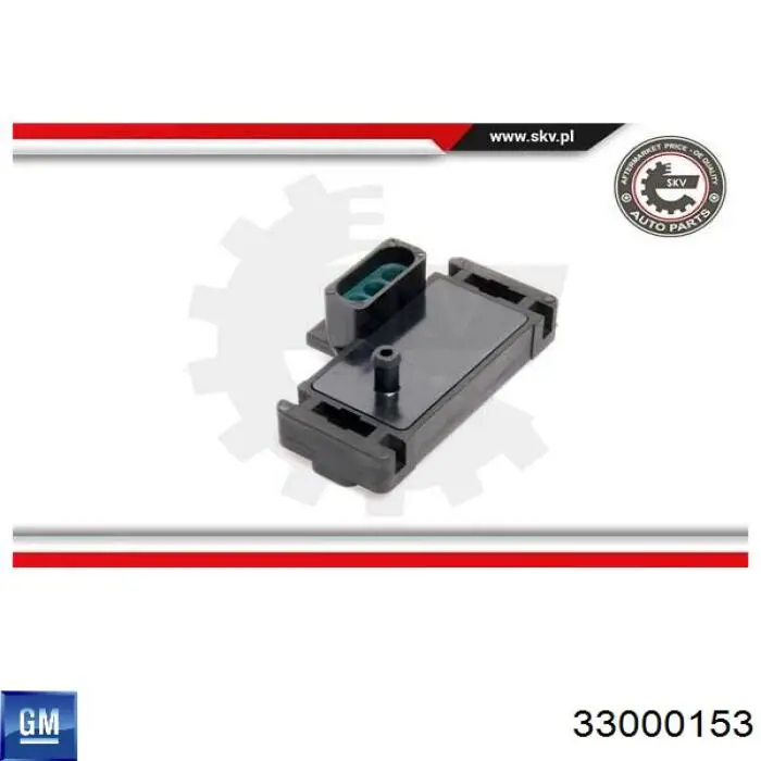 Comprar 33000153 General Motors Sensor de presión del colector de admisión