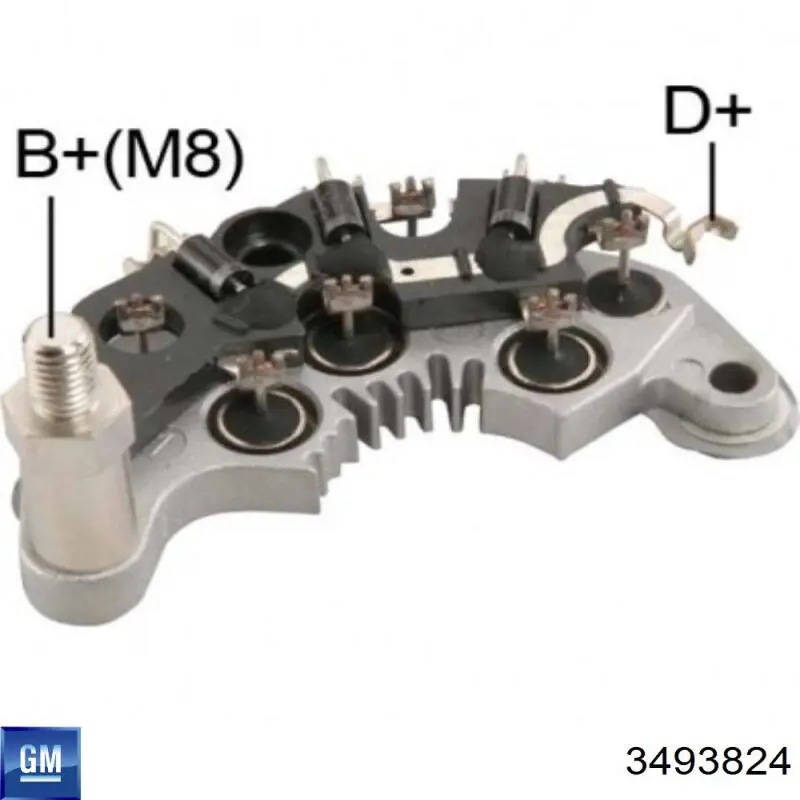 3493824 General Motors alternador