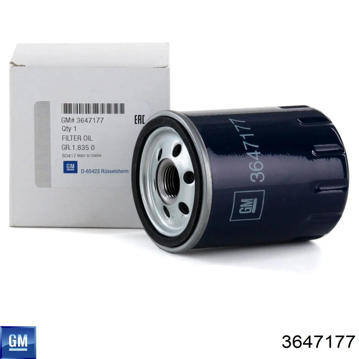 Filtro de aceite General Motors 3647177 precio, desde 5,30 EUR