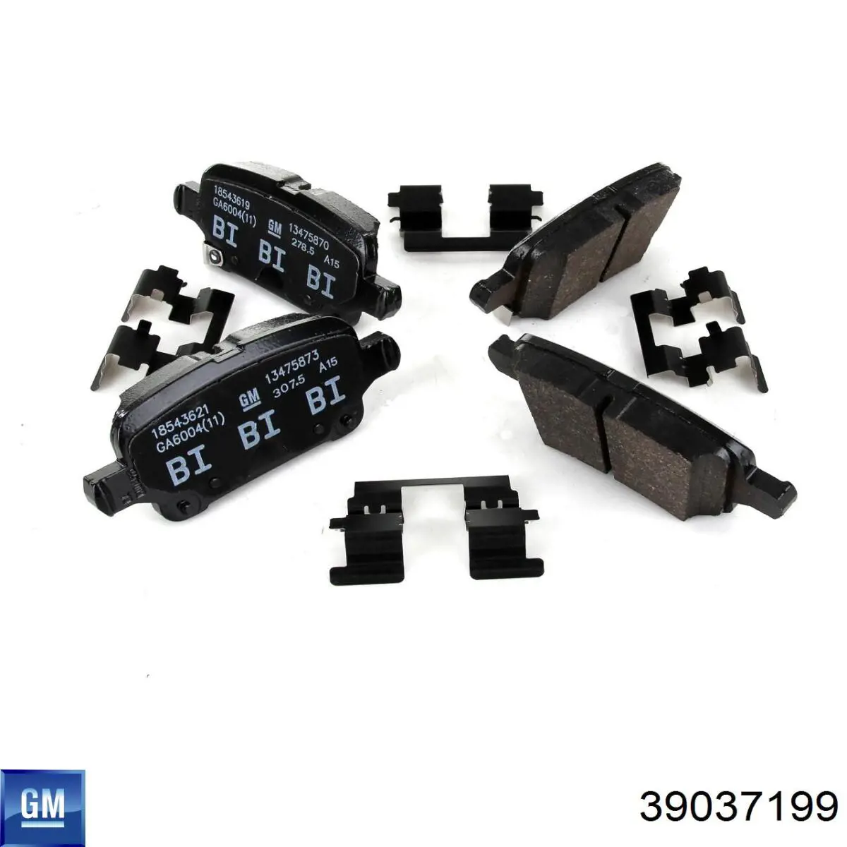 Pastillas traseras de freno General Motors 39037199 precio, desde 25,80 EUR