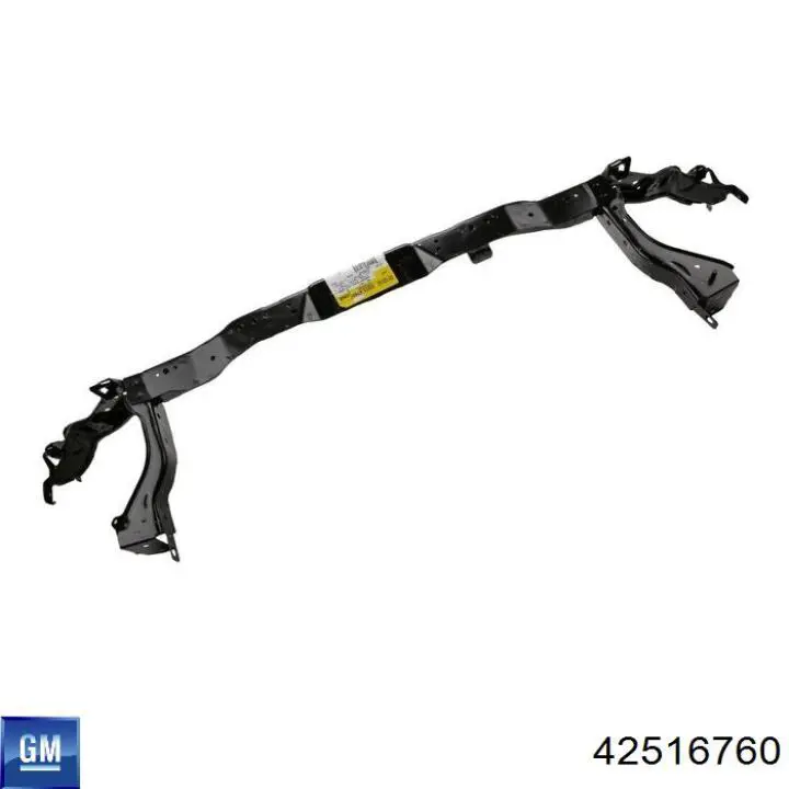 42516760 General Motors Soporte de radiador completo (panel de montaje para foco)