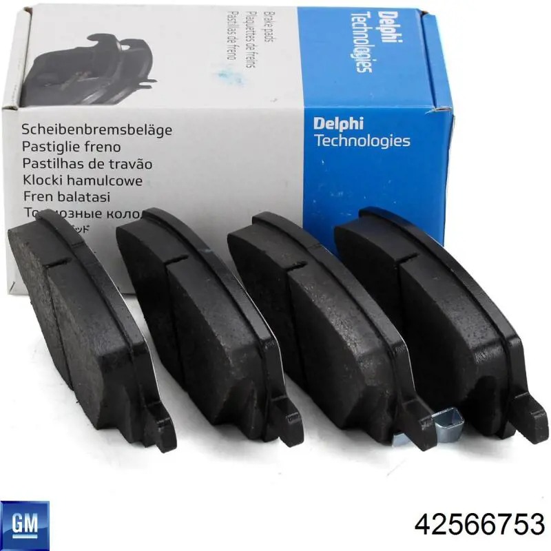 Pastillas de freno 42672635 General Motors