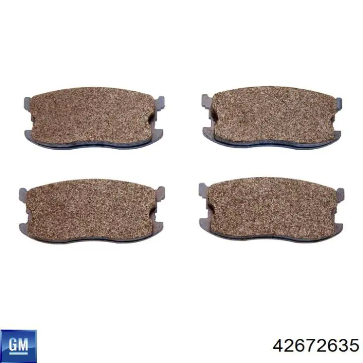 Comprar 42672635 General Motors Pastillas delanteras de freno